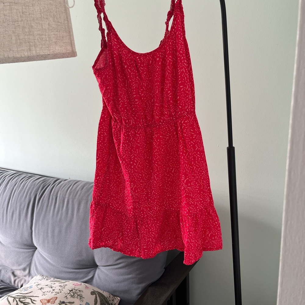 Red Sleeveless Dress